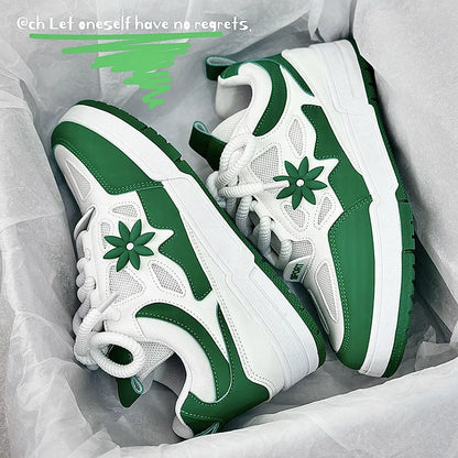 Fashion Mens Shoes Trend Street Skateboard Shoes Man Luxury Brand Training Sneakers Mesh Breathable Casual Shoes Tenis Masculino