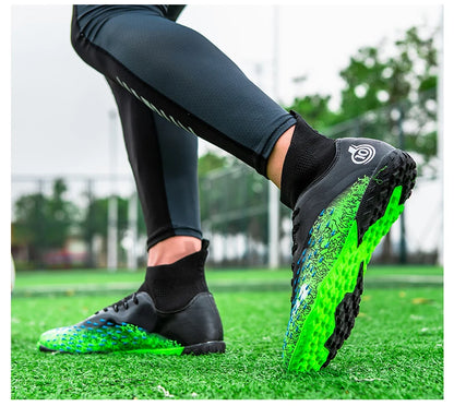 Men Professional Football Shoes Society Cleats Soccer Shoes Original Indoor Football Field Boots Grass Training TF/FG Sneaker