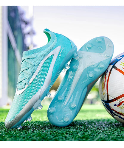 Botas de fútbol para hombre: botas de fútbol ligeras y transpirables, zapatillas de entrenamiento antideslizantes, zapatillas deportivas para actividades al aire libre