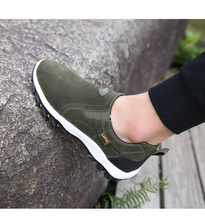 Sapatos desportivos casuais para homem, para caminhadas ao ar livre, acampamento, corrida leve e jogging, mocassins antiderrapantes, sapatos de caminhada, tamanhos grandes 38-50