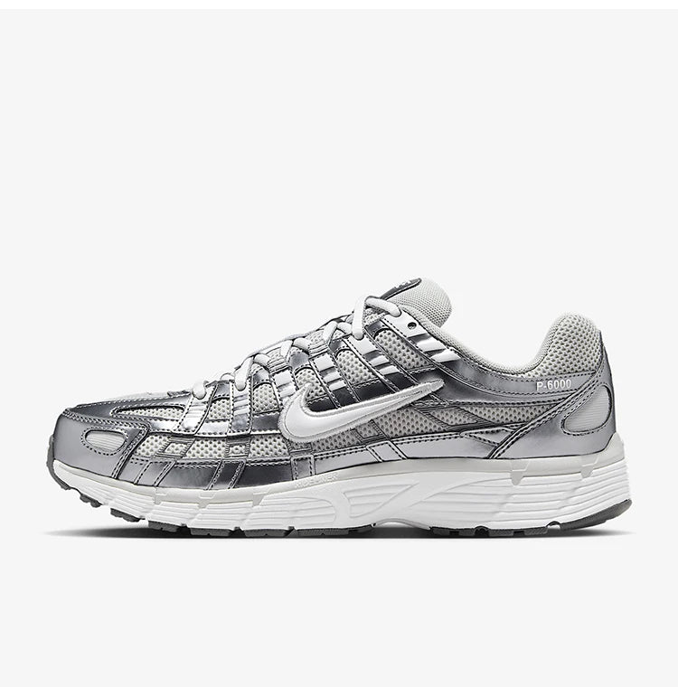 Nike Originals P-6000 Låga snörskor för damer, slitstarka fritids- och sportskor IO3496-001