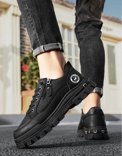 Chaussures de sport décontractées pour homme, pour la randonnée et les activités de plein air, tendance, mode urbaine, confortables, à semelle épaisse