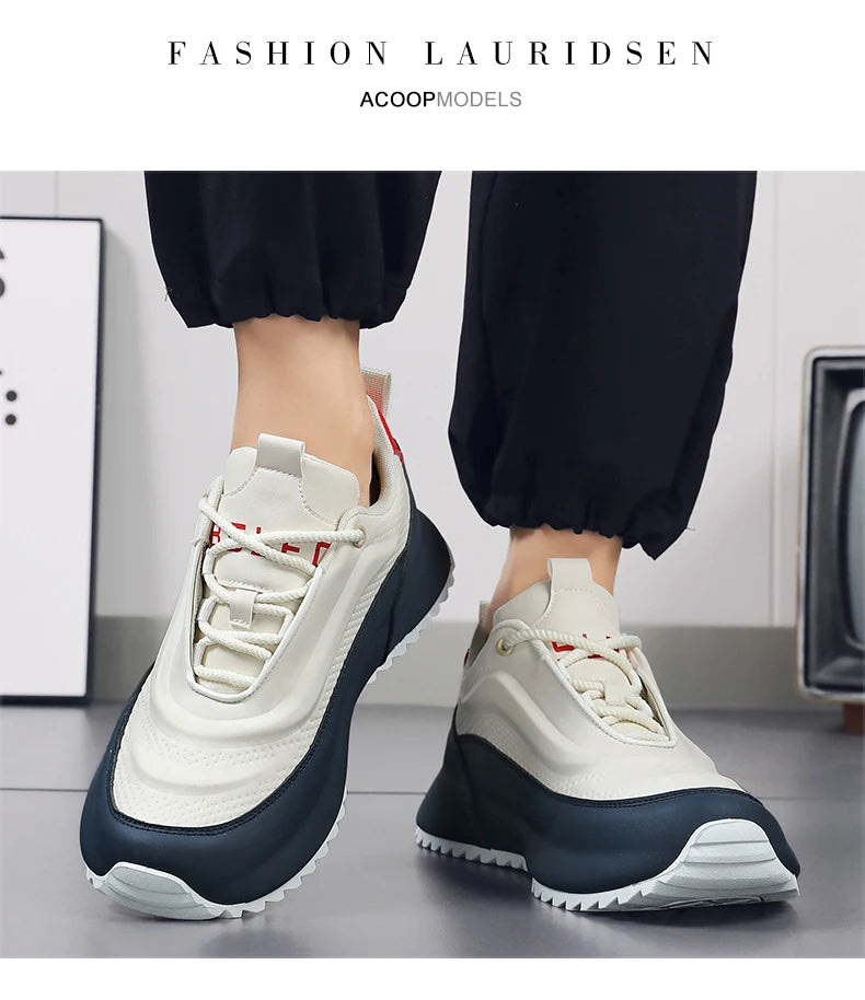 Brand protection 2026 new men's lightweight non-slip breathable wear-resistant running sports fashion versatile casual shoes