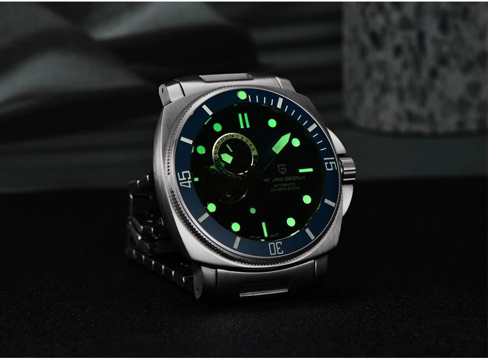 PD1736 PAGANI DESIGN 2025 Men Automatic Mechanical Watches Casual Fashion Sapphire Stainless Steel Diving TMI NH39 Reloj Hombre