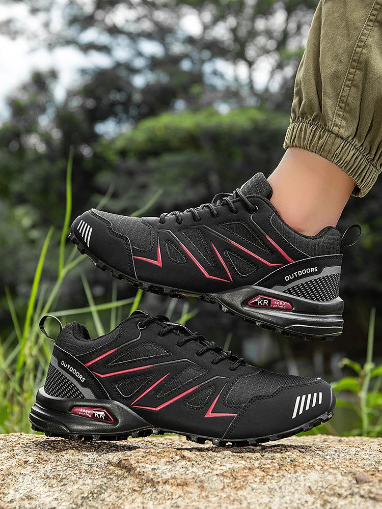 Men's Hiking Shoes Waterproof All-Terrain Outdoor Sneakers Non-Slip for Trekking Camping Tactical Training  Outdoor Cycling
