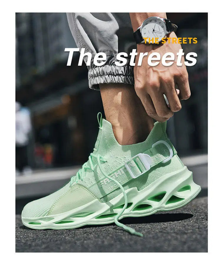 Moda Lila Casual Sneakers Dam Herr Blade Löparskor Storlek 48 Lätta Andningsbara Sportskor Herr Mesh-sneakers