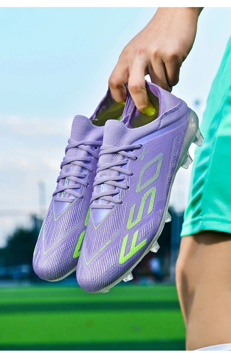 New Men's Soccer Shoes Match Football Boots Sneakers Non-Slip Grass Cleats High-Quality Futsal Indoor Hot-Selling High-Top Outdoor