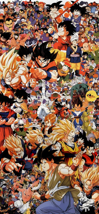 Dragon Ball Anime Oversized Cotton T-shirt 2026 Summer New Goku Printed Unisex Street Hip Hop Loose Casual Short Sleeve Top