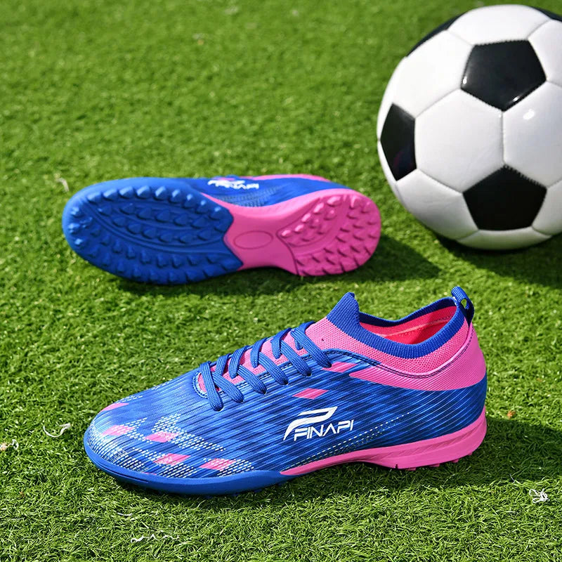 Herren-Fußballschuhe in hoher Qualität: Stollen, für Spiele, Indoor, Verkaufsschlager, Outdoor, Fußballschuhe, Rasen, High-Top, Futsal, rutschfeste Sneaker