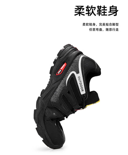 Scarpe da uomo per attività all'aperto - Scarpe da alpinismo antiscivolo da uomo - Calzature da viaggio, escursionismo e avventura - Sneaker casual alla moda