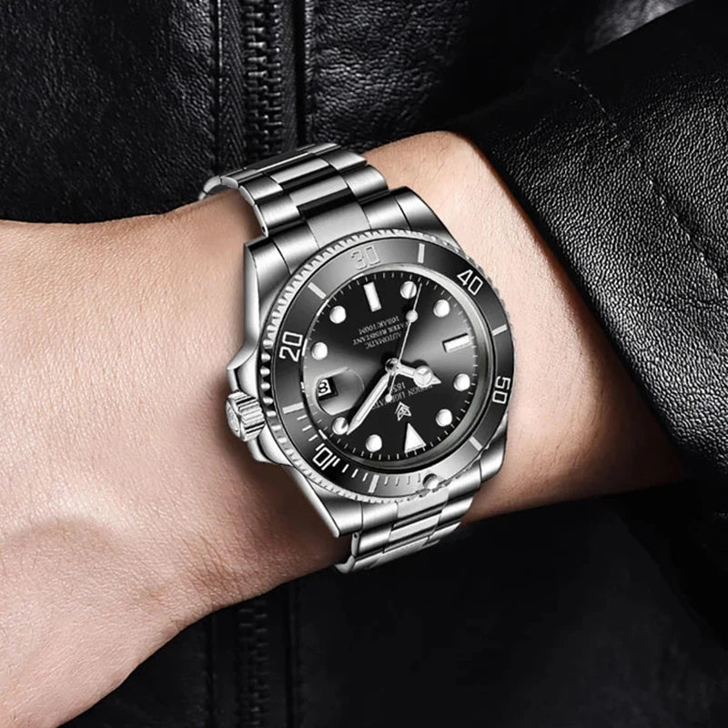 Orologi da polso meccanici da uomo LIGE, orologi da lavoro, orologi da uomo impermeabili, orologi sportivi automatici da uomo, Relogios Masculino