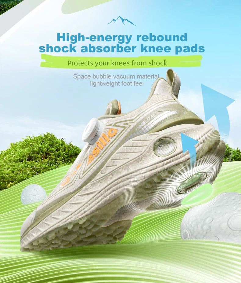 ONEMIX Sapatos Desportivos Casuais de Outono-Inverno para Viagens, Sapatos de Caminhada ao Ar Livre para Homem, Sapatos Leves e Antiderrapantes, Sapatos de Trekking para Homem