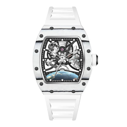 Automatic Mechanical Skeleton Watch Sports Premium Custom Logo Hollow Out Wristwatch for Active Lifestyle