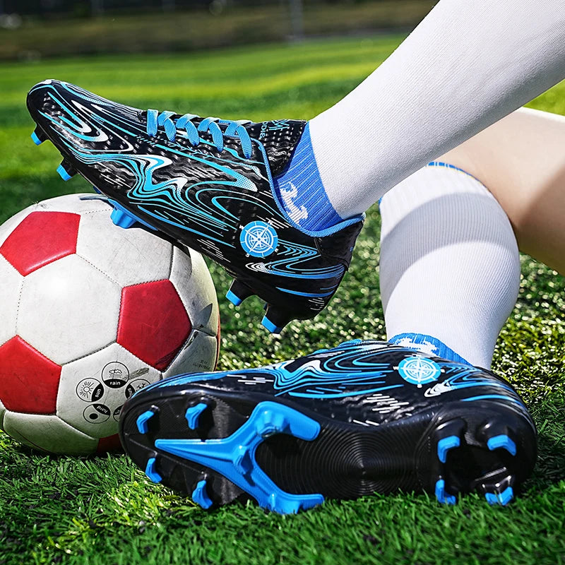 Chaussures de Football basses pour hommes, crampons de Football professionnels pour enfants en plein air, baskets d'entraînement sur gazon de haute qualité, chaussures de Sport, nouvelle collection