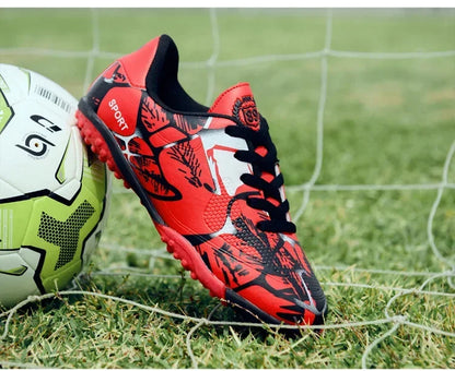 Gyerek focicipők Sports Society Field fiú focicipők Futsal gyors beltéri cipő eredeti bokacsatos focicipők