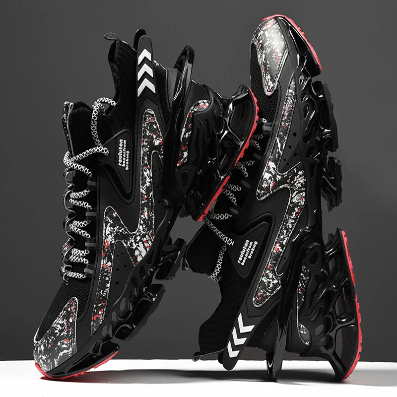 Chaussures de course respirantes pour hommes, baskets pour hommes, mocassins à la mode, chaussures de tennis décontractées, course d'entraînement, luxe