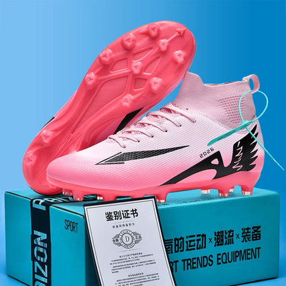 Profesjonalne buty piłkarskie dla mężczyzn, buty piłkarskie dla dorosłych, buty piłkarskie typu cleat, ultralekkie buty treningowe do piłki nożnej, buty sportowe do uprawiania sportów na świeżym powietrzu