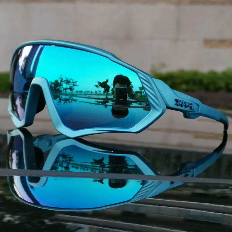 Kapvoe Herren-Marken-Angelbrille, Mountainbike- und Radfahrbrille, Damen-Rennradbrille, Fahrradbrille, Radsportbrille, Oculos Ciclismo
