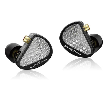 KZ AS16 PRO X in Ear Earphone 8 Balanced Armature Headset Three-Channel Acoustic Duct Structure HiFi Headphones ZSX ZAR ZS10PROX