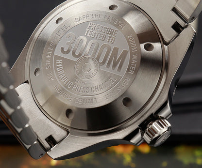 Cronos Automatic Diving Watch Stainless Steel 2000 Meters Water Resistance Professional Diver NH35 L6009M