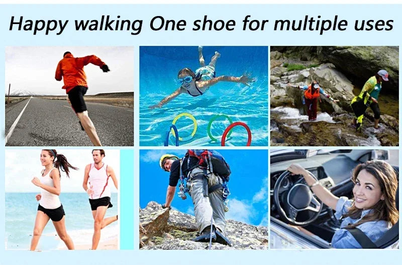 Pánské lehké osvěžující vodní boty, prodyšné dámské outdoorové boty do vody, protiskluzové, odolné proti opotřebení, sportovní turistické tenisky
