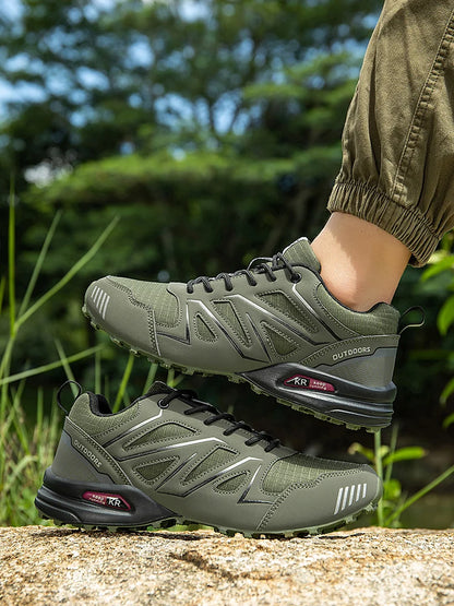 Men's Hiking Shoes Waterproof All-Terrain Outdoor Sneakers Non-Slip for Trekking Camping Tactical Training  Outdoor Cycling
