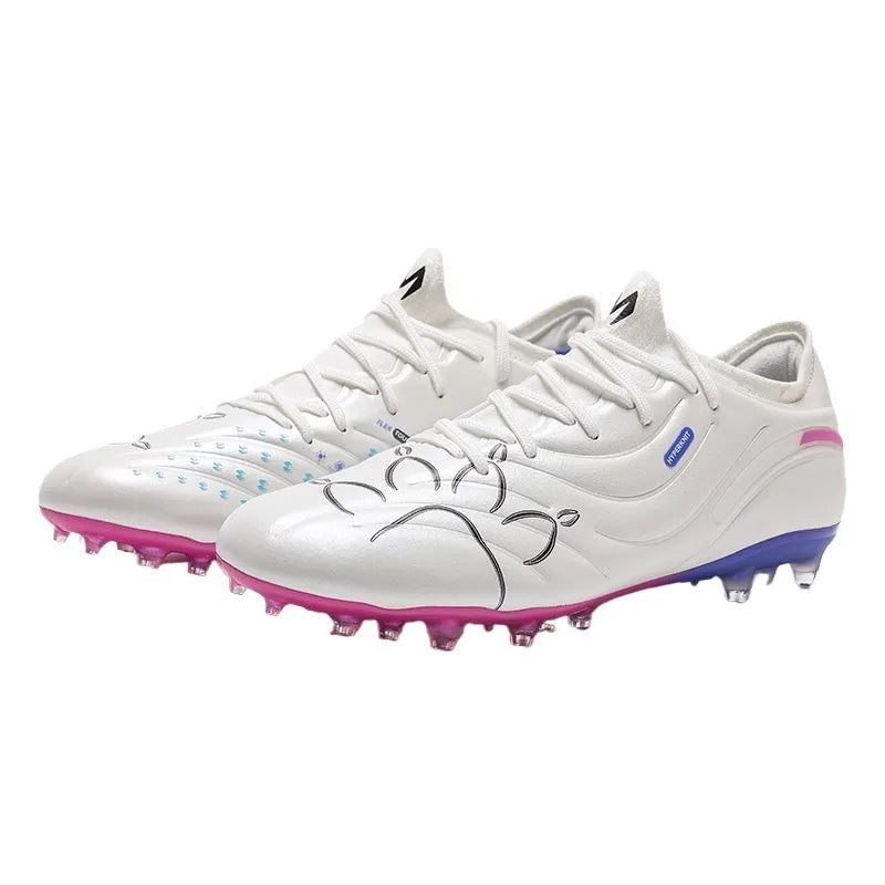Kelme Men's Football Shoes Adult MG Short Spikes Artificial Turf Training Football Boots Ultra Light Anti-Slip Soccer Shoes