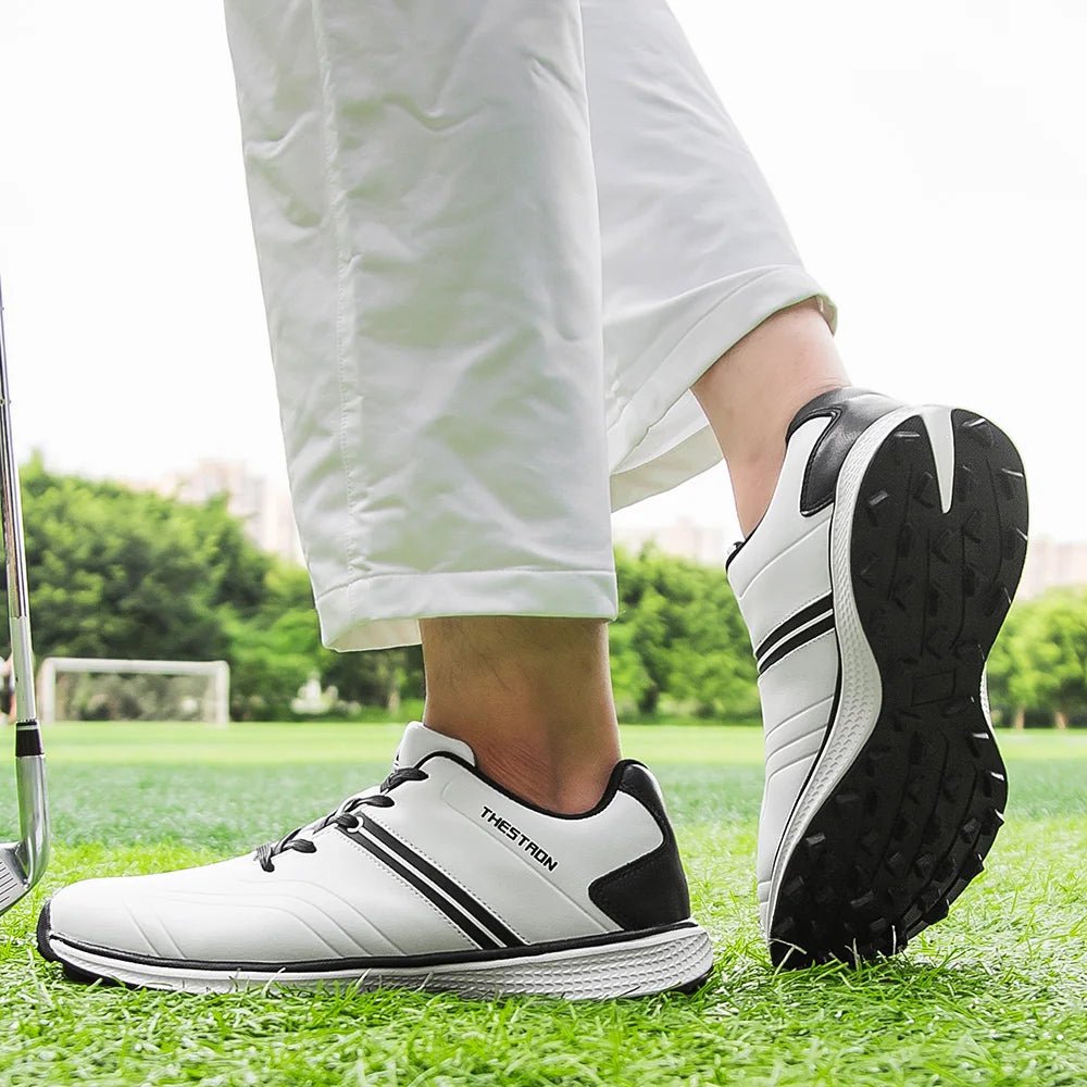 Waterproof Men Golf Shoes Professional Lightweight Golfer Footwear Outdoor Golfing Sport Trainers Athletic Sneakers Brand