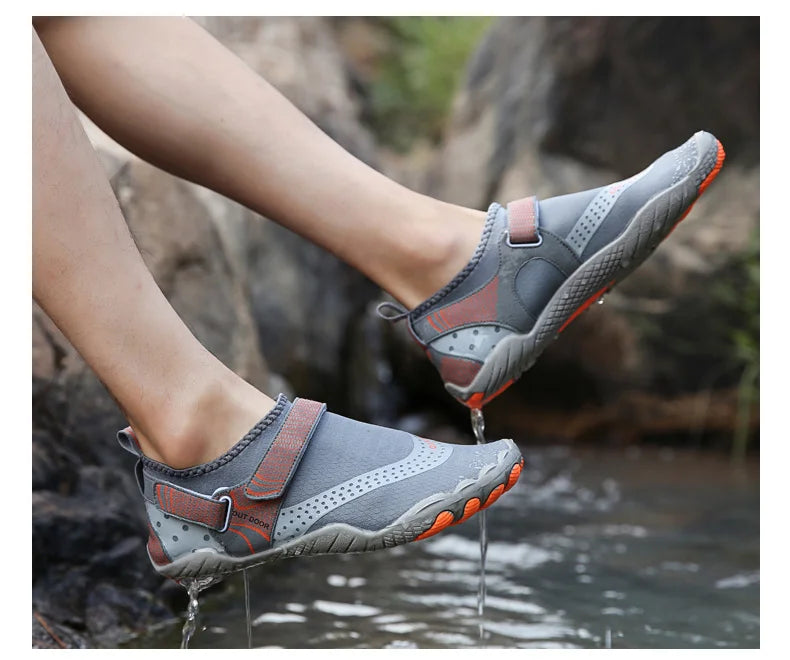 Herren Damen Wasserschuhe Aqua-Schuhe Drainage-Schuhe Strandsport Schwimmsandalen Schnelltrocknend Bootfahren Barfuß Tauchen Angeln Surfen Sneaker