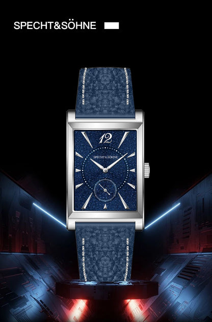 Specht & Söhne 2025 New fashion Square Watch For Men Chronograph Sports Watches Stainless Steel Sapphire Crystal 50M Waterproof