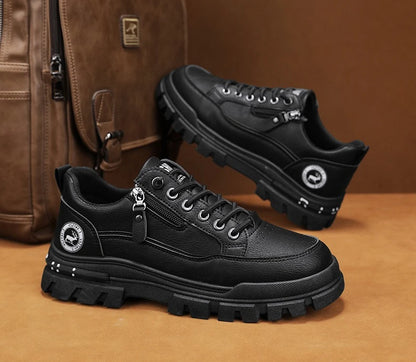 Chaussures de sport décontractées pour homme, pour la randonnée et les activités de plein air, tendance, mode urbaine, confortables, à semelle épaisse