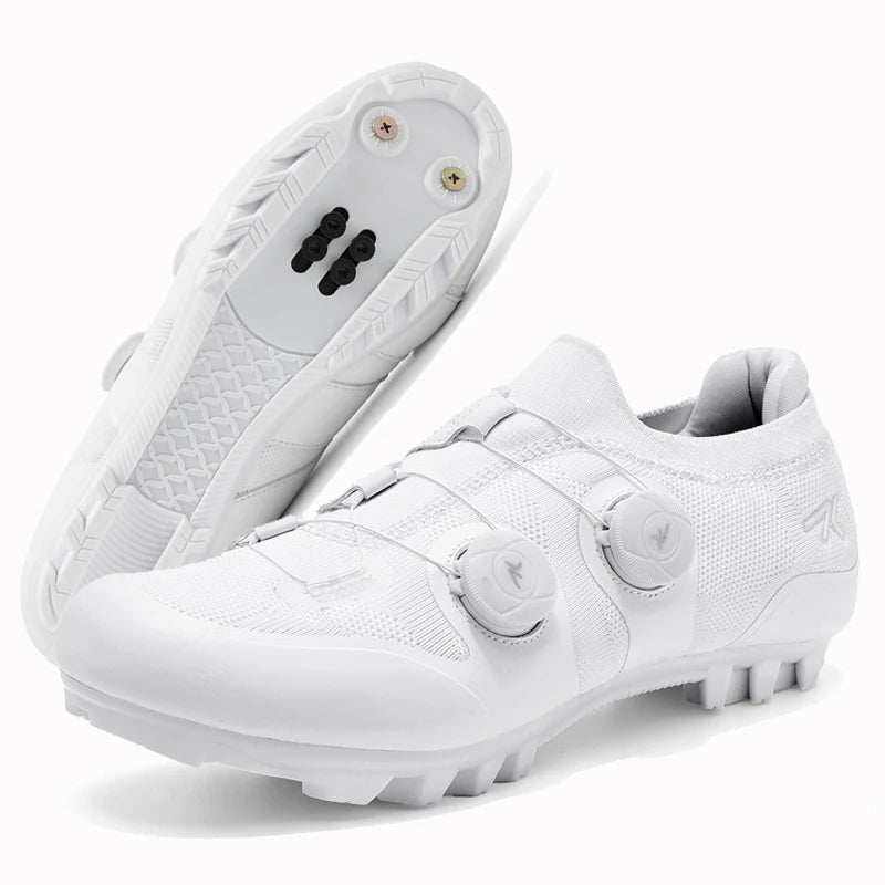 Men Mtb Cycling Shoes New Women Pink Self-Locking Cleats Speed Road Bicycle Shoes Flat Trail Racing SPD Mountain Bike Sneakers