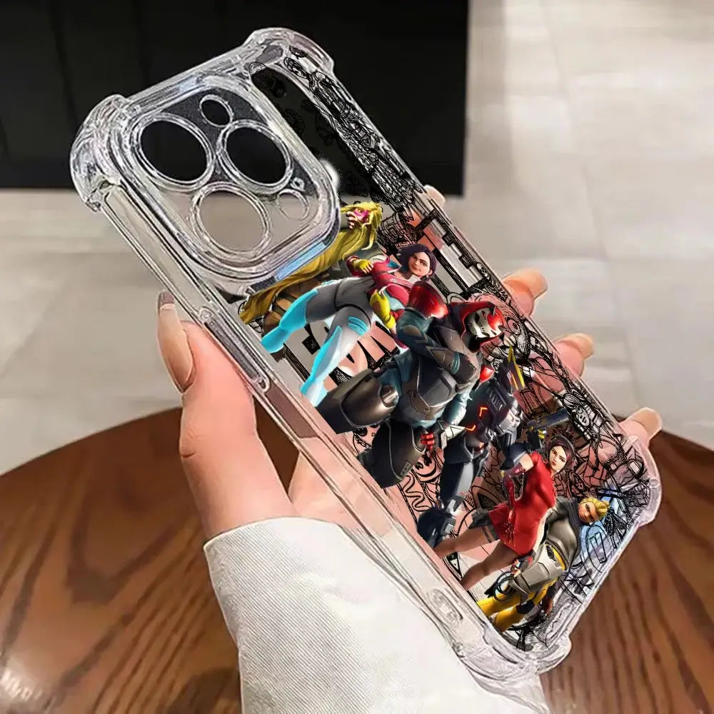 Game Fortnite Phone Case For Samsung Galaxy S26 S25 S24 S23 S22 S21 S20 Edge FE Ultra Plus 4G 5G Anti Fall Clear TPU Cover