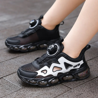 Children Sports Shoes Ultra Light Mesh Breathable School Training Running Shoes Soft Sole Anti Slip Casual Walking Shoes Kids
