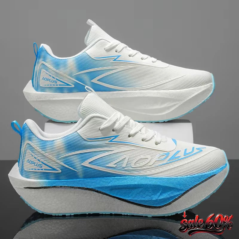 2026 Air Cushion Jogging Shoes Running Shoes Carbon Board Marathon Men Sports Breathable Lightweight Women's Nonskid Sneakers