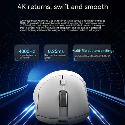 Metaphyuni Metapanda P1 Wireless Mouse P1 Pro Max Paw3395 Low Latency Lightweight E-Sports Gaming Mouse Ergonomics PC Gamer Gift