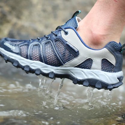 Frühjahr/Sommer Herren Damen Outdoor-Sneaker Trekking- und Wanderschuhe Sport- und Trail-Laufschuhe mit dicken Sohlen Sonderangebot Rabatt