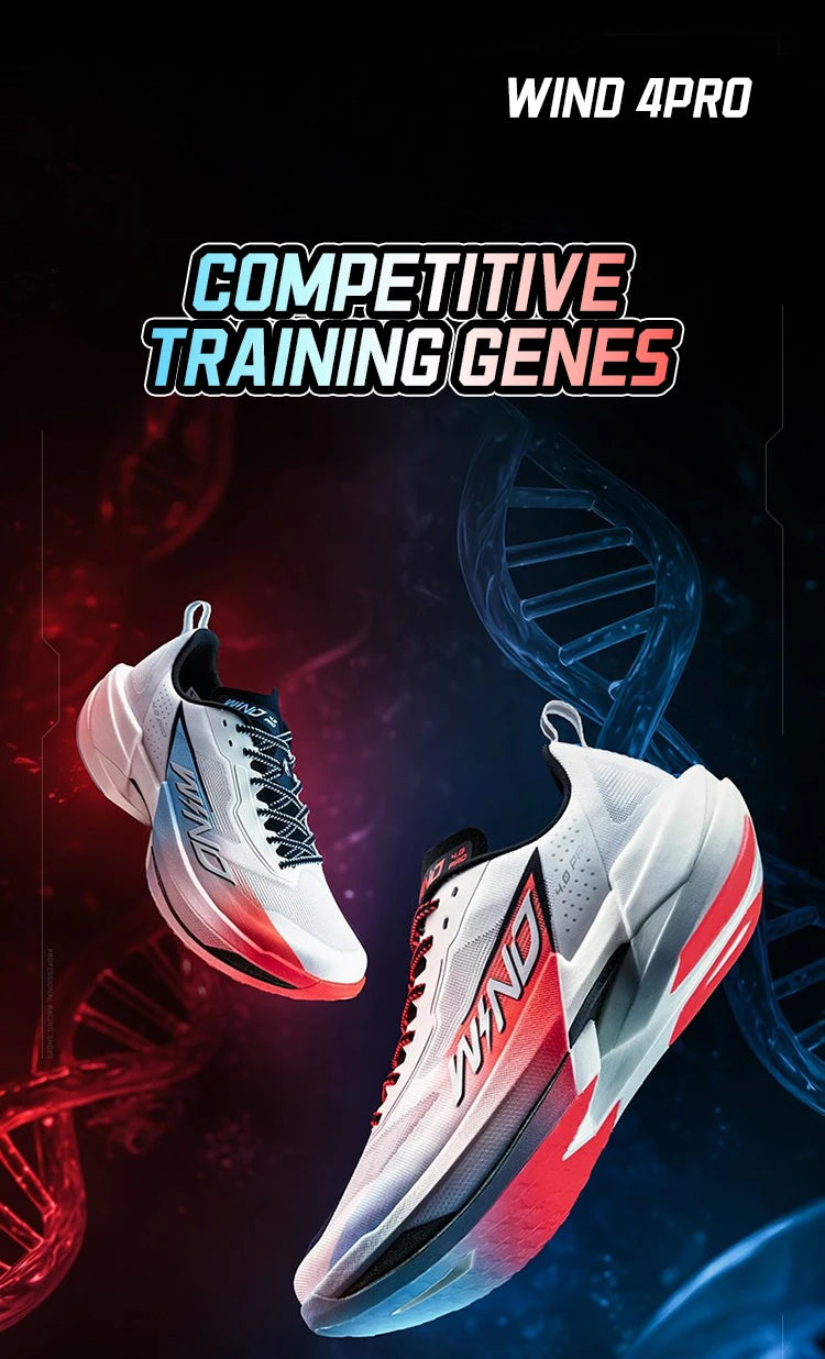 QIAODAN WIND 4PRO Maratonské boty s karbonovou deskou Pánské profesionální závodní tenisky Prodyšné běžecké sportovní boty QDB023262291