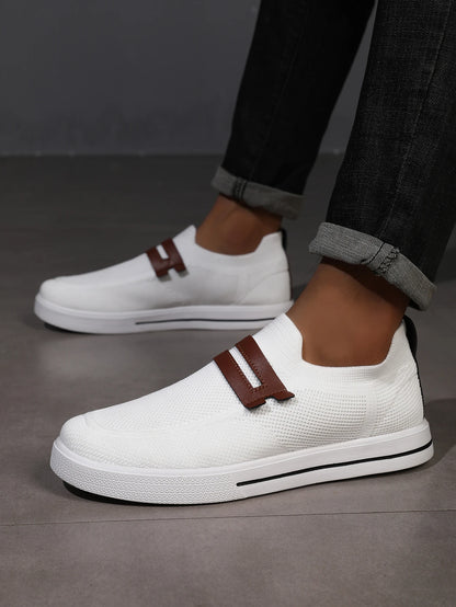 New Men's Sports Shoes Mesh Breathable Casual Outdoor EVA Soft-Soled Walking Shoes Lightweight Comfortable