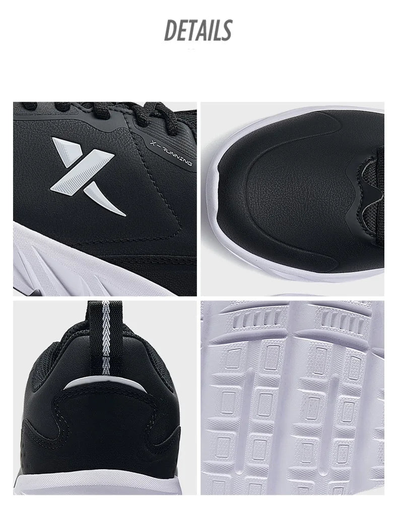 Buty do biegania Xtep dla mężczyzn – zimowe, uliczne, codzienne buty sportowe dla mężczyzn, odporne na zużycie, z amortyzacją i wsparciem, trampki 879419110080