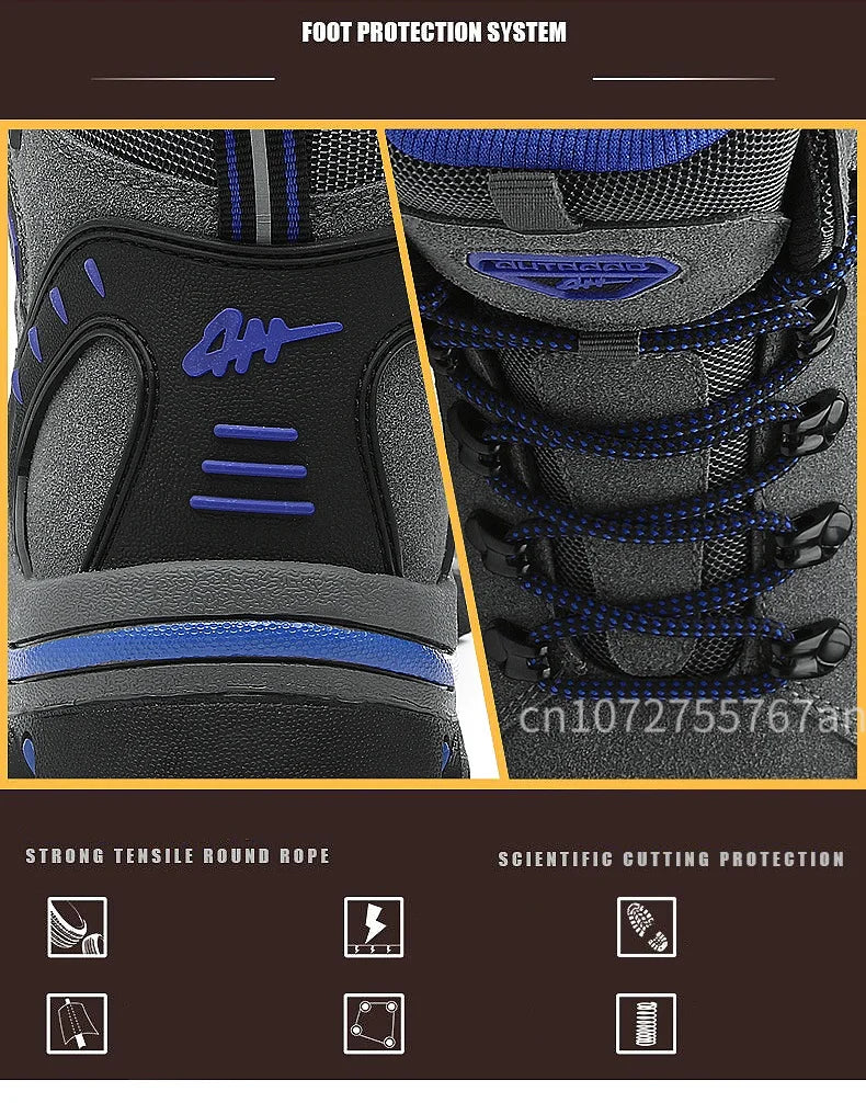 Couples Outdoor Hiking Shoes Comfortable Wear-Resistant Camping Climbing Mountain Shoes Breathable Sports Shoes Camping Boots