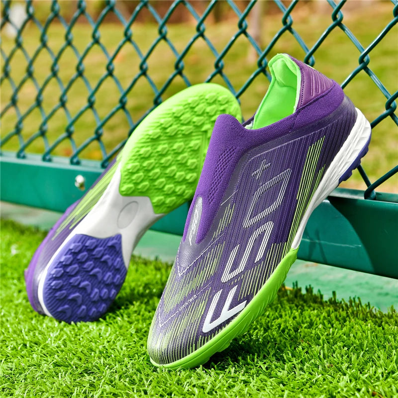 Men's Football Boots Grass Cleats Futsal Comfortable Turf Soccer Shoes Sport Ultralight Fg Non Slip Indoor Adult Non-Slip