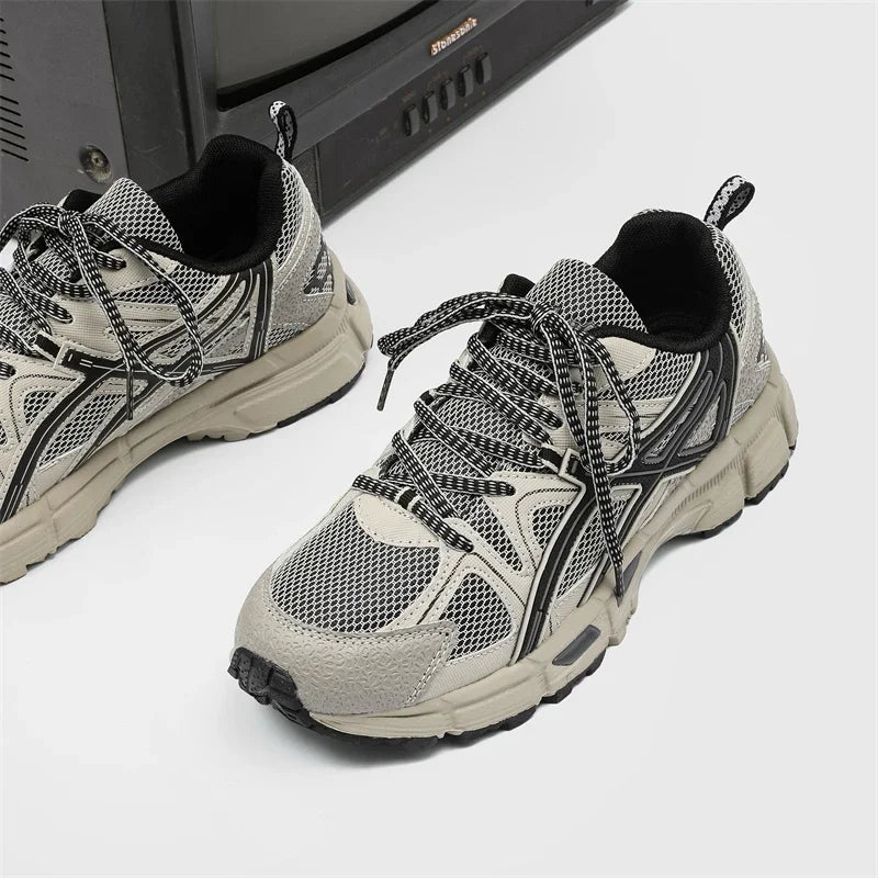 Men Casual Shoes Outdoor Breathable Running Fashion Walking Leisure Lace-up Jogging Loafers Brand Sneakers Blade Comfortable