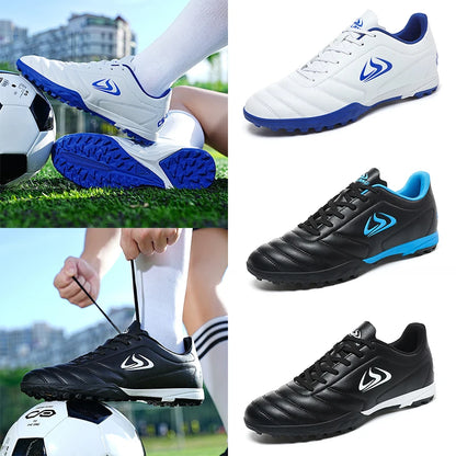 Unisex Large Size Adult Training Game Sneakers Indoor Outdoor Lawn Youth Student Sport Soccer Shoes 39-45#