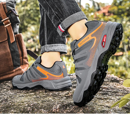 Scarpe da uomo per attività all'aperto - Scarpe da alpinismo antiscivolo da uomo - Calzature da viaggio, escursionismo e avventura - Sneaker casual alla moda