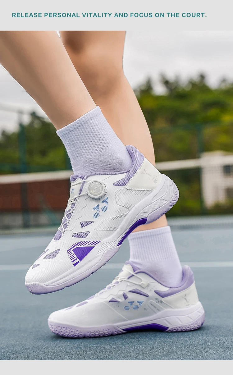Badmintonová obuv Pánská tréninková sportovní obuv pro vnitřní i venkovní použití Protiskluzová Odolná proti opotřebení Síťovina Prodyšná Obuv na stolní tenis