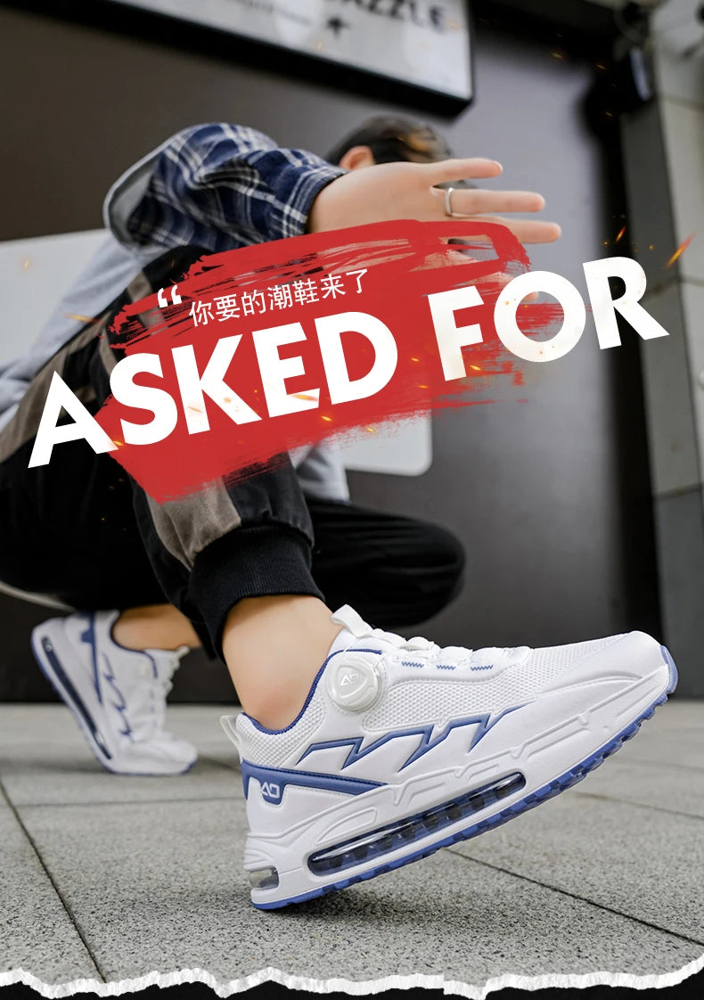 Spring & Summer Men's Running Shoes  Outdoor Hiking,Wear-Resistant Trail Shoes with BOA Closure,Breathable Sports & Casual Style