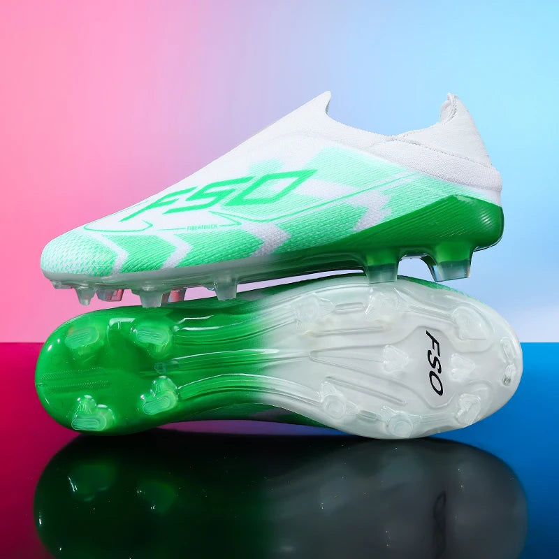 New Men Football Boots Non-Slip Boys Outdoor Hot-selling Soccer Shoes Grass Match Sneakers High-quality Cleats High-top Light