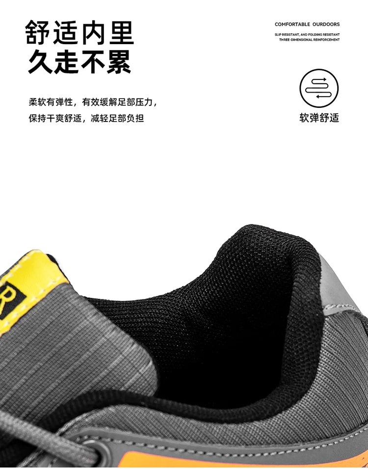 Scarpe da uomo per attività all'aperto - Scarpe da alpinismo antiscivolo da uomo - Calzature da viaggio, escursionismo e avventura - Sneaker casual alla moda