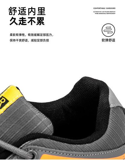 Scarpe da uomo per attività all'aperto - Scarpe da alpinismo antiscivolo da uomo - Calzature da viaggio, escursionismo e avventura - Sneaker casual alla moda